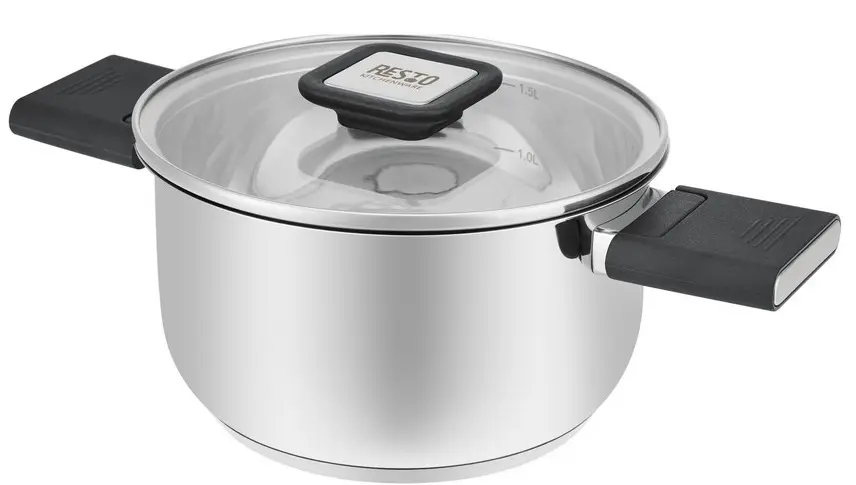 Oala cu capac Resto Anser 92202 2.5l (Silver) - 2