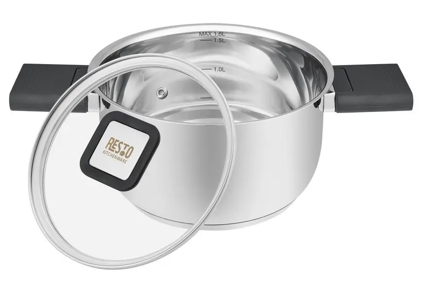 Oala cu capac Resto Anser 92205 5.8l (Silver) - 3