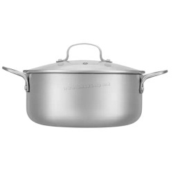 Oala cu capac Resto Corvus 95027 7.3l (Silver)