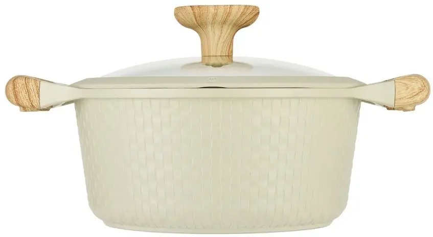 Кастрюля с крышкой Resto Ran 93801 (Beige)