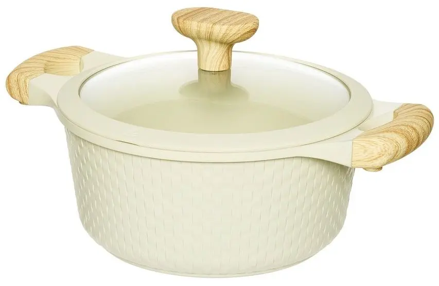 Кастрюля с крышкой Resto Ran 93801 (Beige)