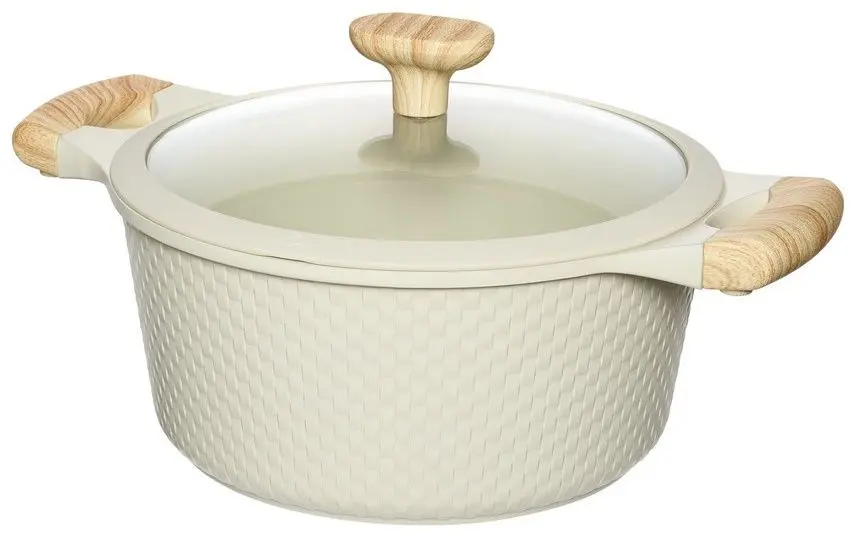 Кастрюля с крышкой Resto Ran 93803 (Beige)