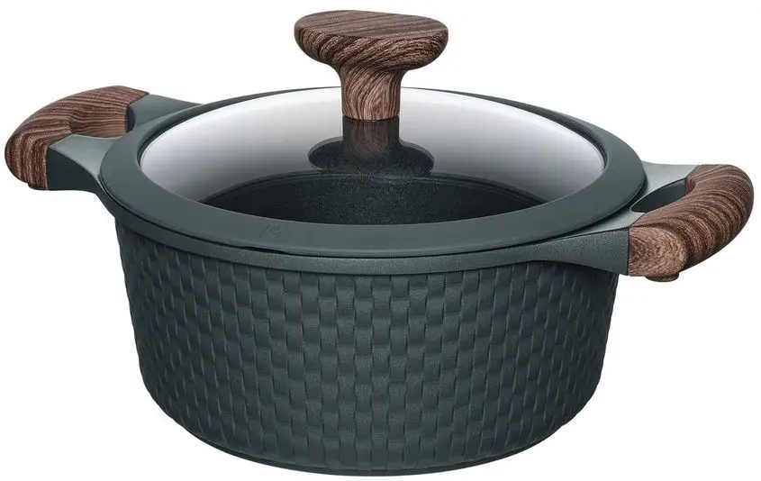 Кастрюля с крышкой Resto Ran 93901 (Black)