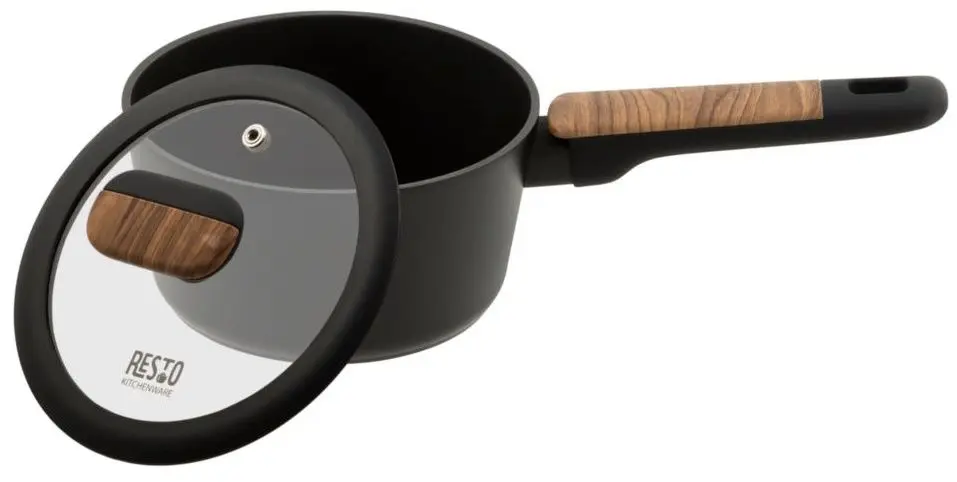 Ковш с крышкой Resto Mon 93186 (Black/Wood)