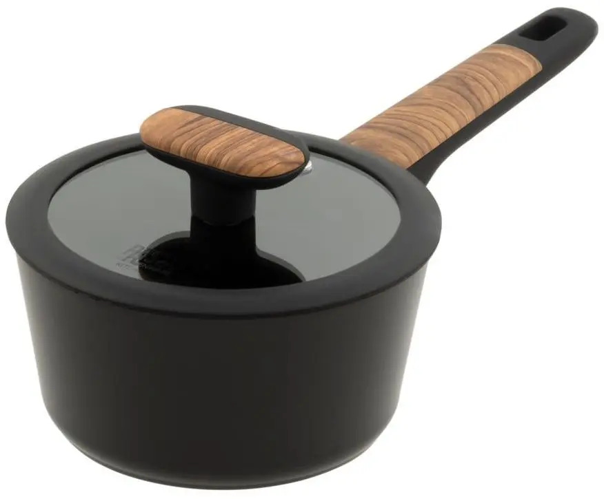 Ковш с крышкой Resto Mon 93186 (Black/Wood)