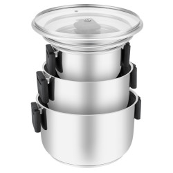 Набор кастрюль Resto 92214 (Inox) Thumb