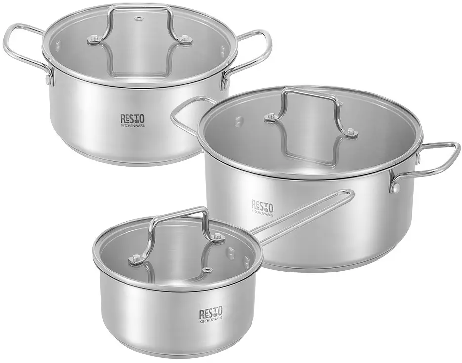 Набор кастрюль Resto Ginan 92025 (Inox)