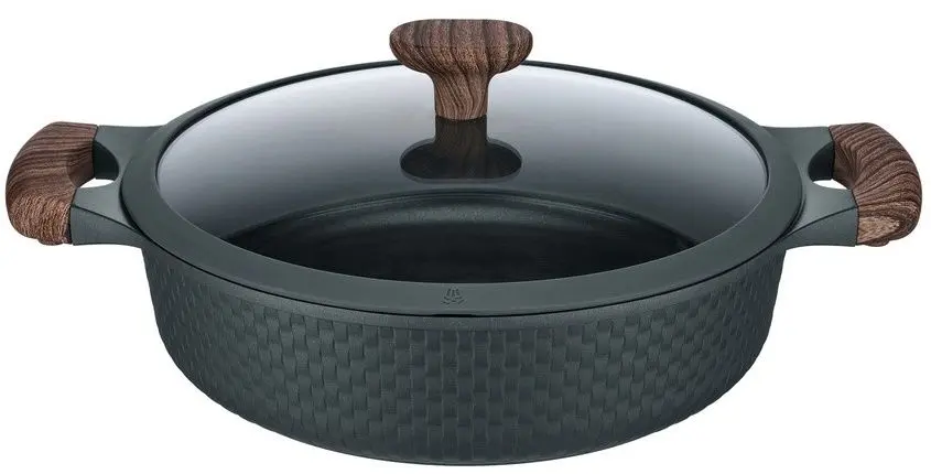 Сотейник с крышкой Resto Ran 93906 (Black)