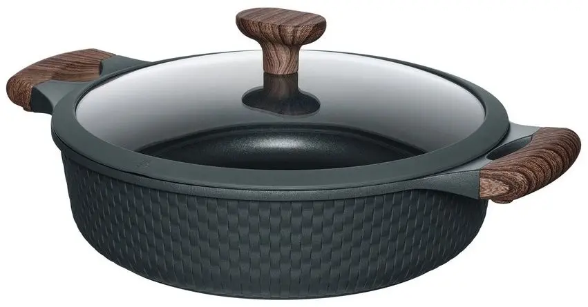 Сотейник с крышкой Resto Ran 93906 (Black)