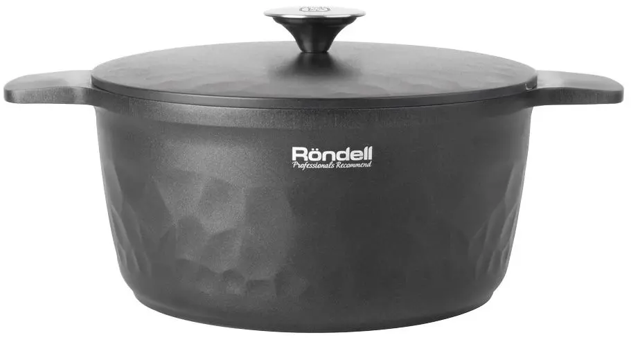 Кастрюля с крышкой Rondell ArtDeco RDA-1254 (Black) - 2