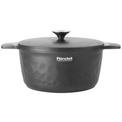 Кастрюля с крышкой Rondell ArtDeco RDS-1254 (Black) Thumb