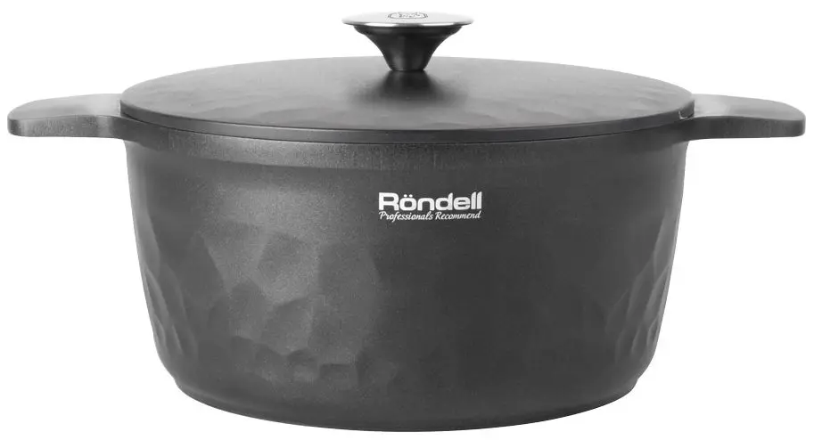 Кастрюля с крышкой Rondell ArtDeco RDS-1254 (Black) - 2