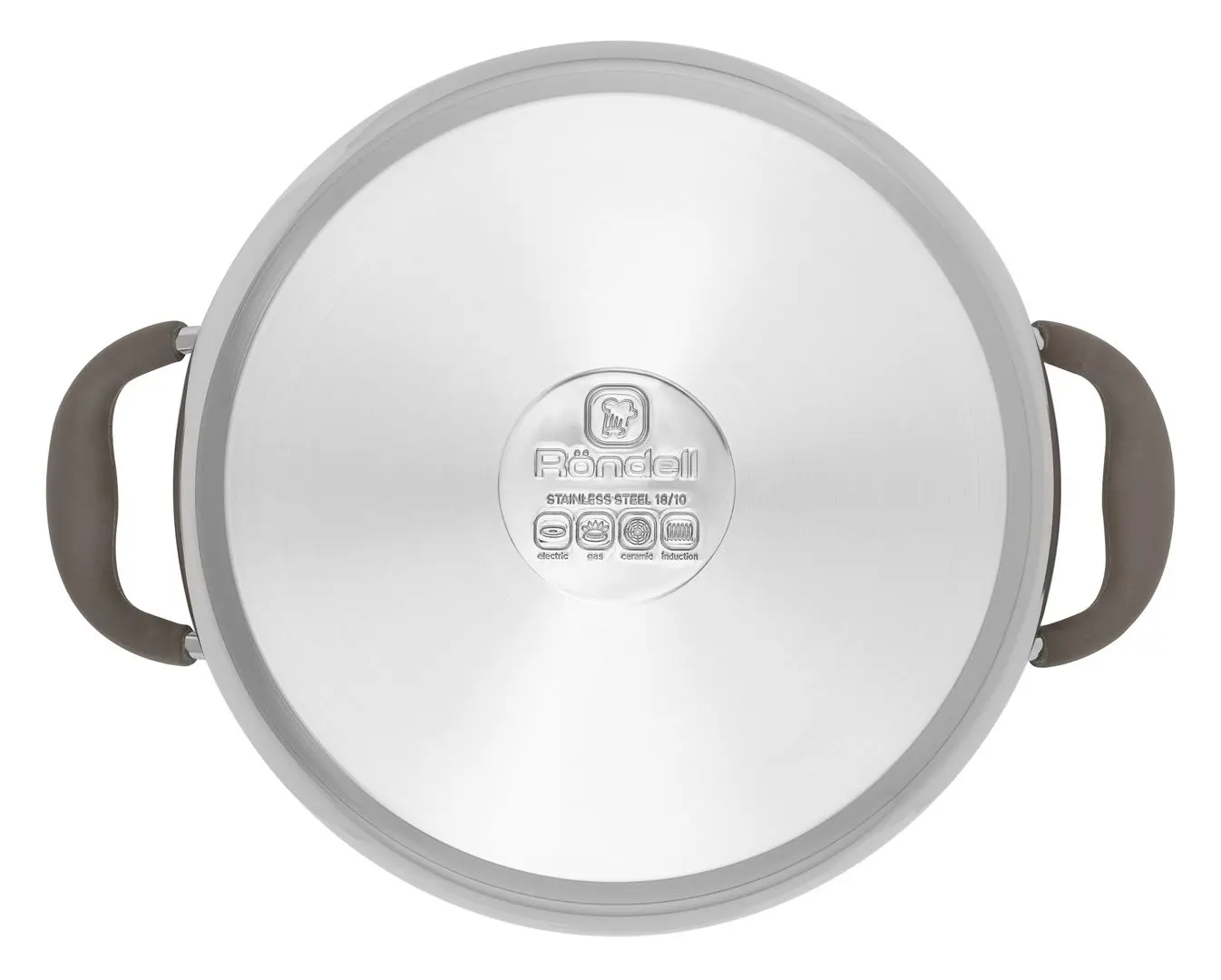 Кастрюля с крышкой Rondell Konzept RDS-1230 (Inox) - 4