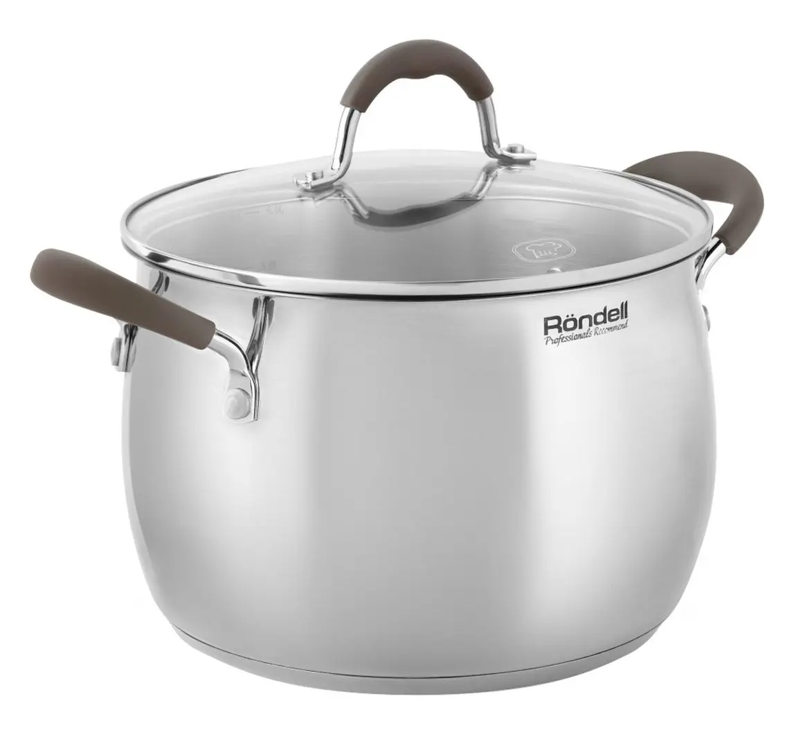 Кастрюля с крышкой Rondell Konzept RDS-1230 (Inox)