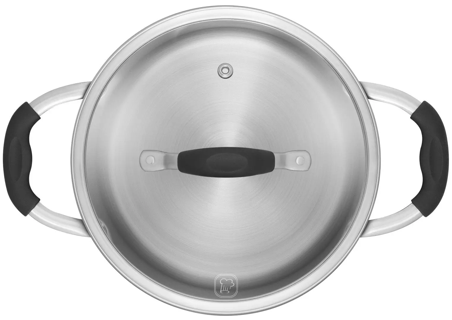 Кастрюля с крышкой Rondell Stern RDS-010 (Black) - 3