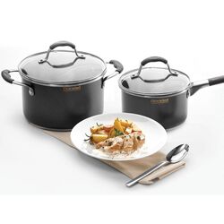 Кастрюля с крышкой Rondell Stern RDS-010 (Black) Thumb