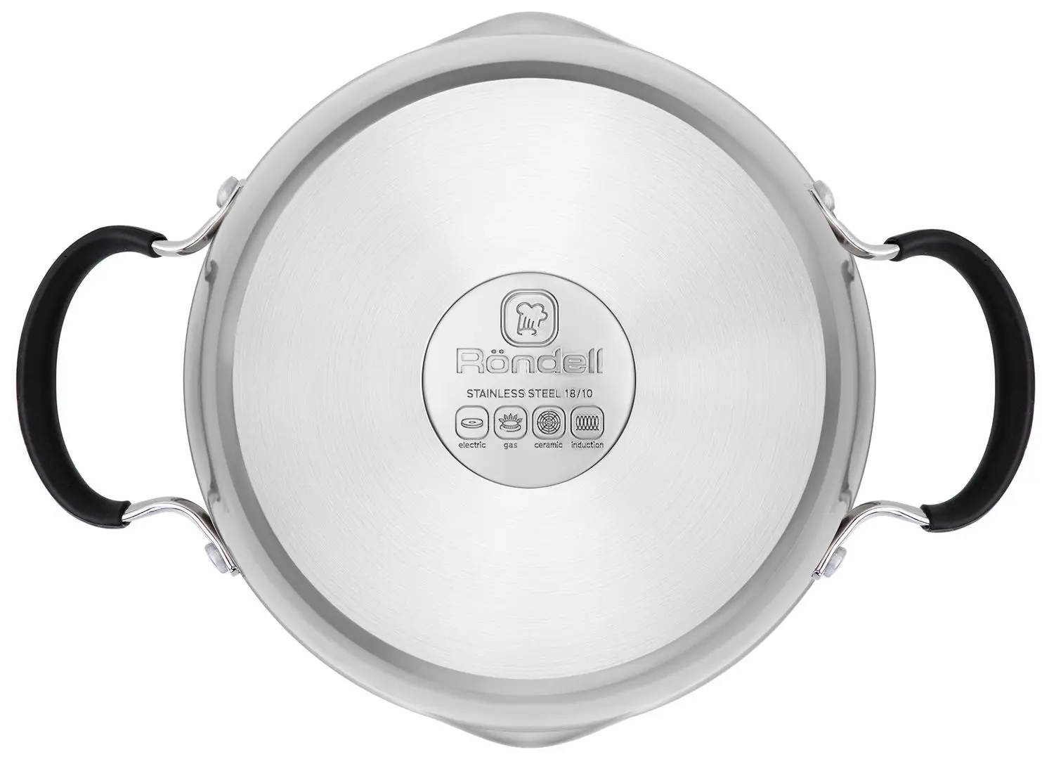 Кастрюля с крышкой Rondell Zorro 1446 (Inox) - 4