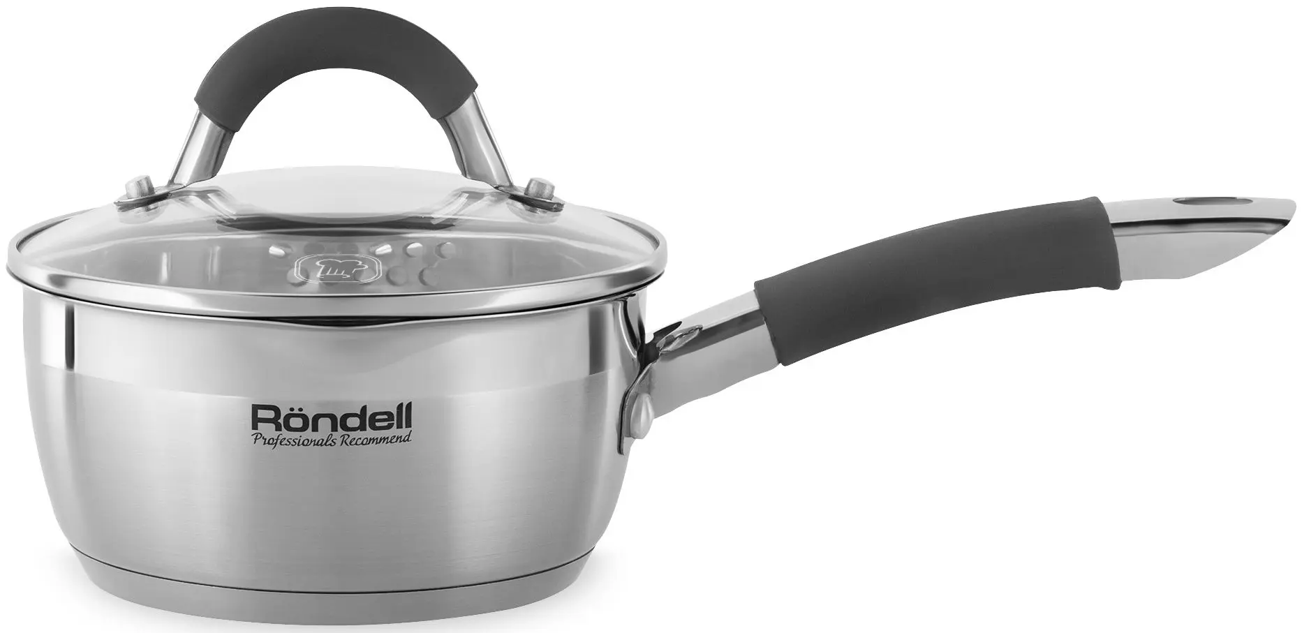 Ковш с крышкой Rondell Flamme RDS-026 (Inox) - 2