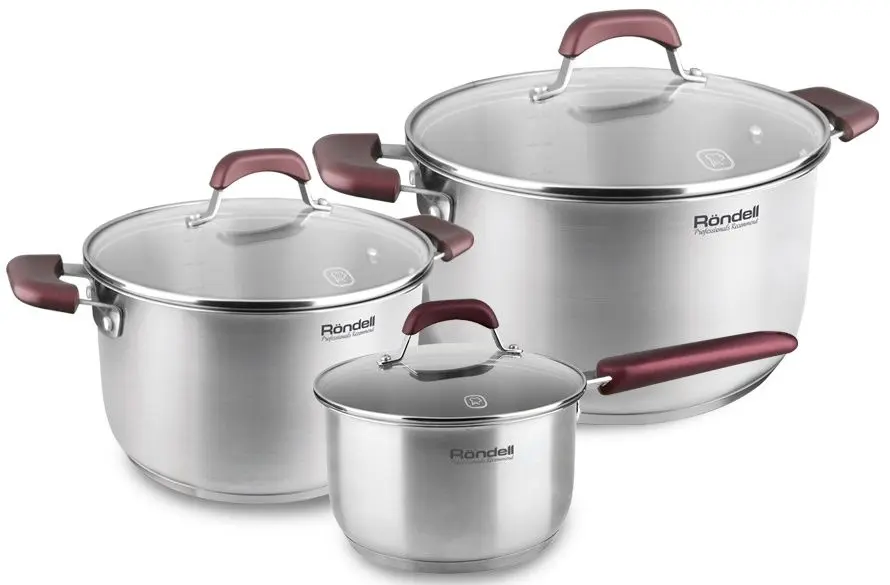 Набор посуды Rondell Bojole RDS-823 (Inox) - 2