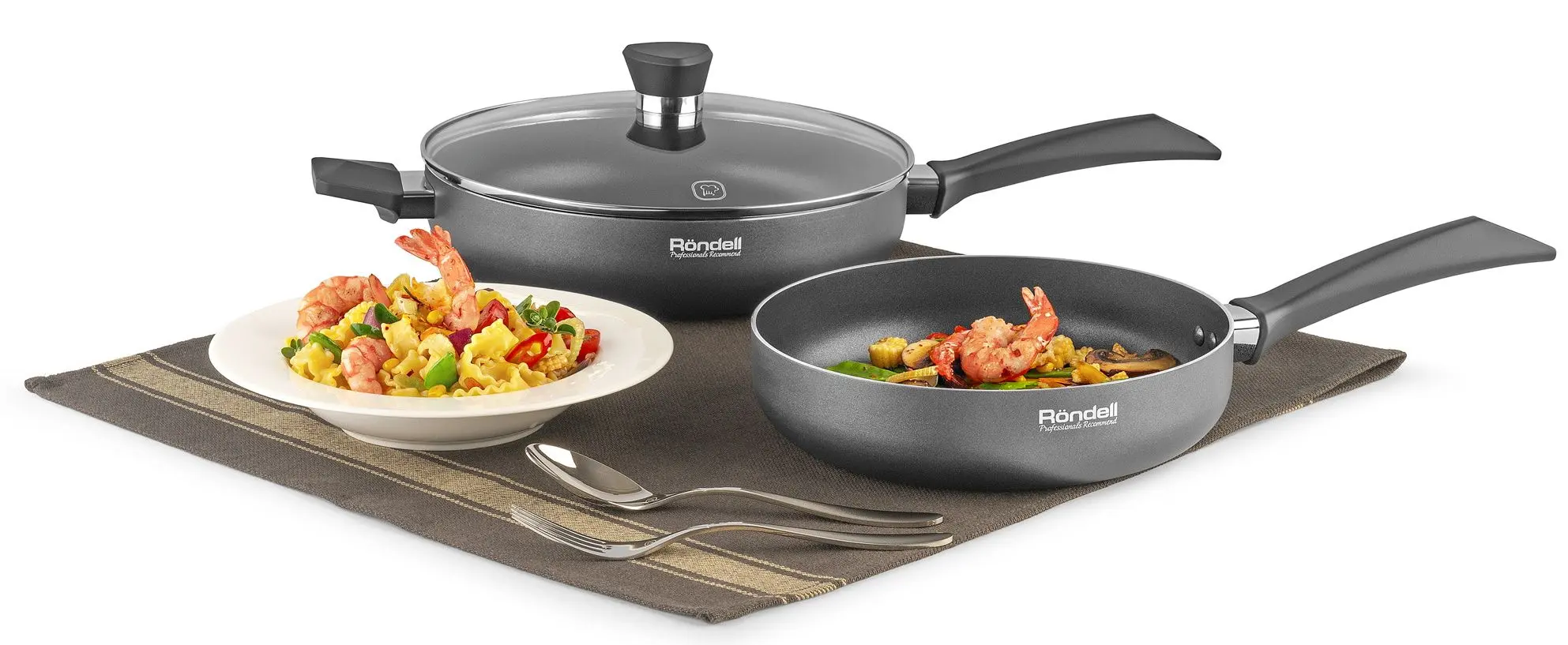 Cratita cu capac Rondell RDA-1399 (Grey)