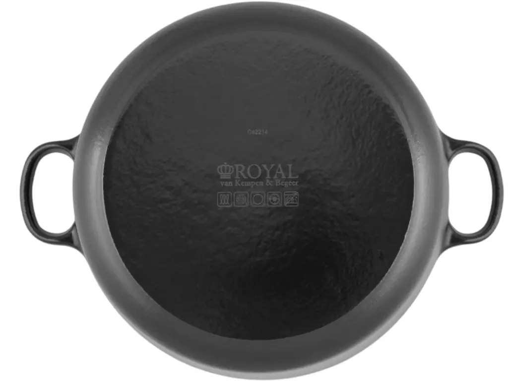Oala cu capac Royal Van Kampen & Begeer Cast Iron (Black) - 3