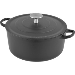 Oala cu capac Royal Van Kampen & Begeer Cast Iron (Black)
