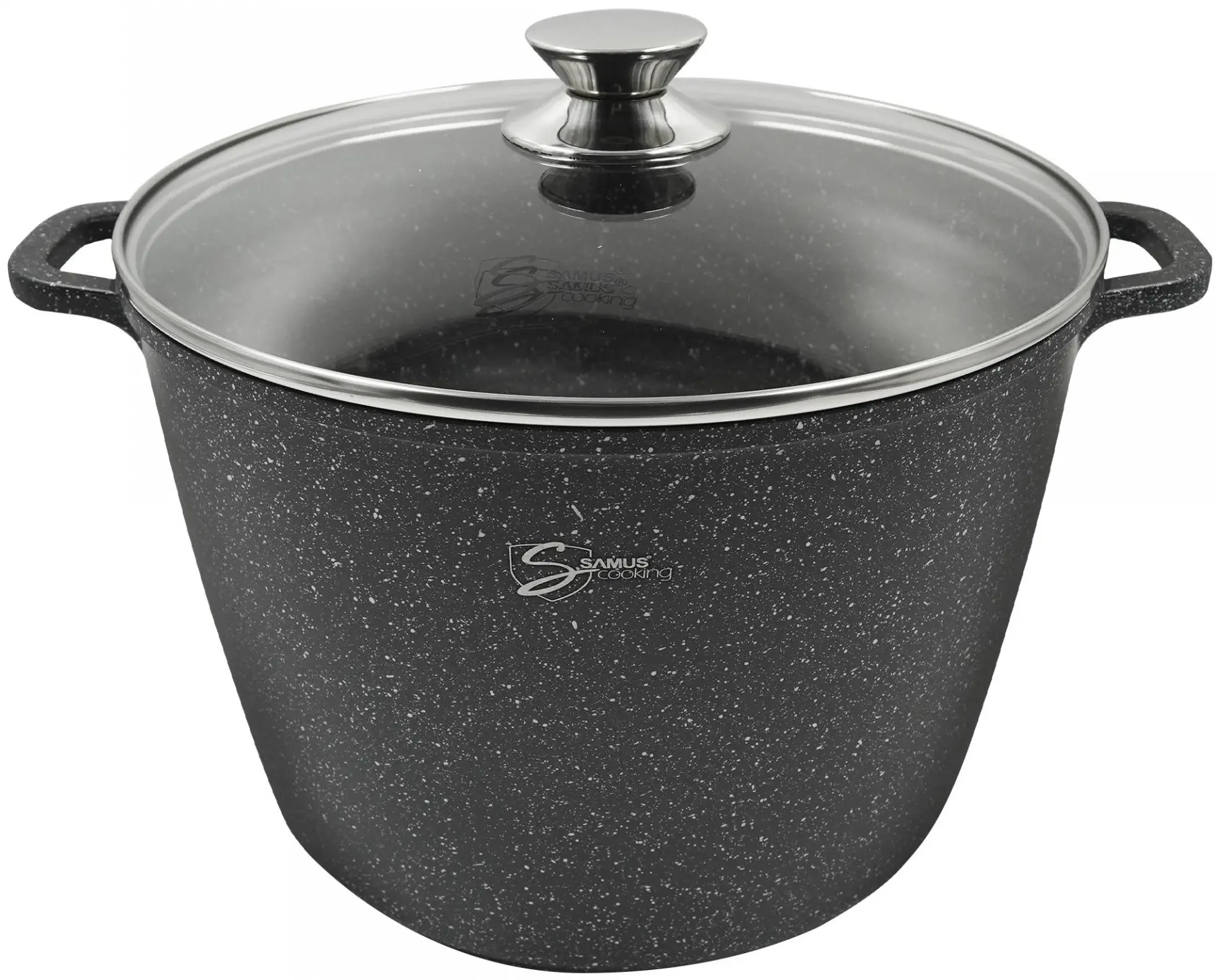 Кастрюля с крышкой Samus TOL322-OIC (Black)