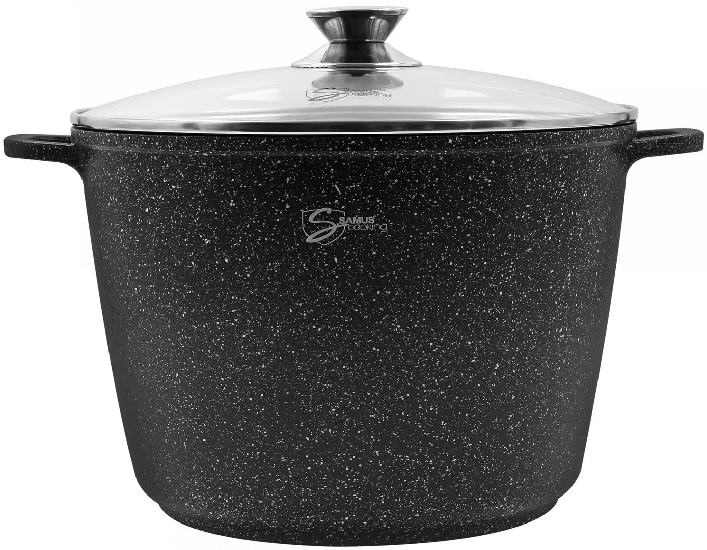 Кастрюля с крышкой Samus TOL322-OIC (Black)