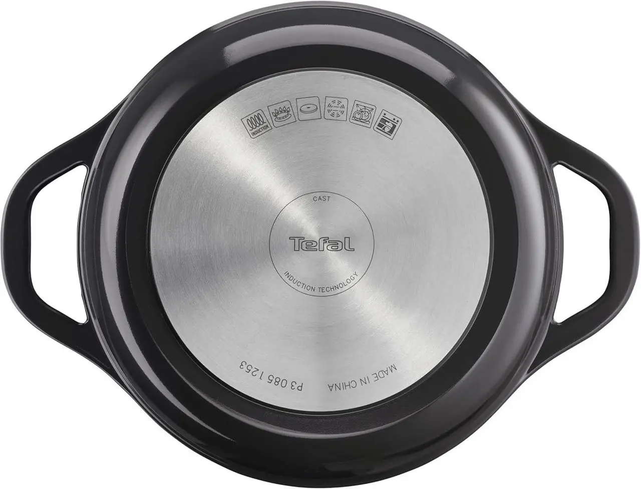 Oala cu capac Tefal Air E2554404 3.1l (Black) - 2