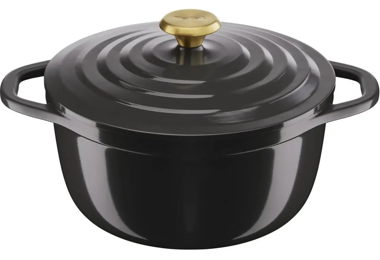 Oala cu capac Tefal Air E2554404 3.1l (Black)