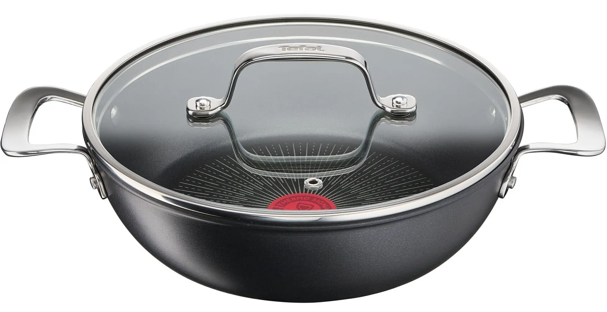 Кастрюля с крышкой Tefal Excellence G2557153 (Black)
