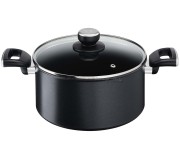 Кастрюля с крышкой Tefal Unlimited G2554672 (Black)