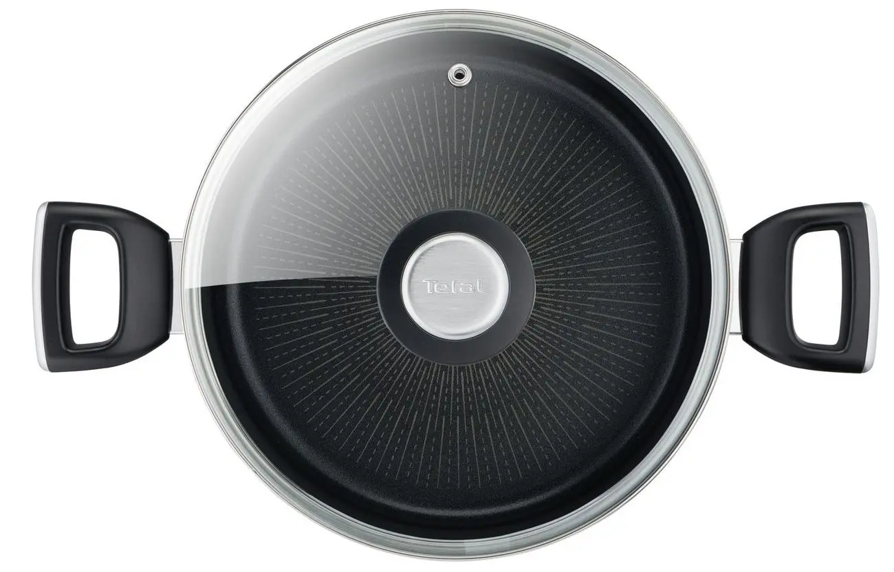 Кастрюля с крышкой Tefal Unlimited G2554672 (Black)