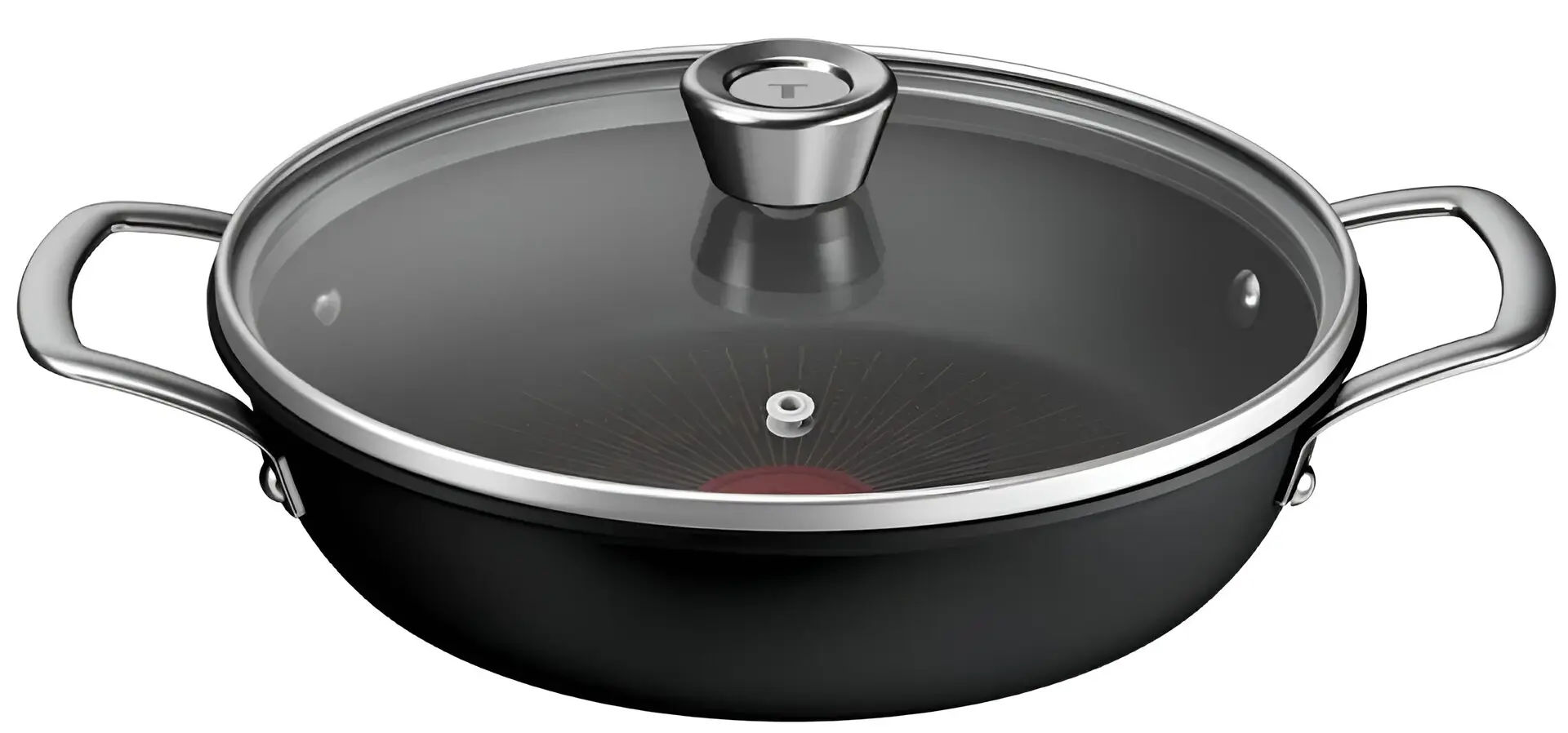 Cratita cu capac Tefal G3308802 Excellence (Black)