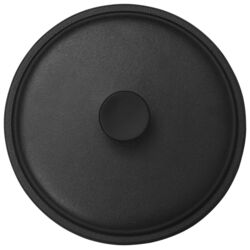 Кастрюля с крышкой VidaXL 313362 5L (Black) Thumb