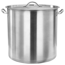 Cratita cu capac VidaXL 51137 98L (Inox) Thumb