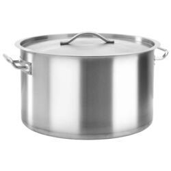Cratita cu capac VidaXL 51140 44L (Inox)