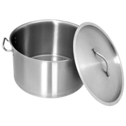 Cratita cu capac VidaXL 51141 58L (Inox) Thumb