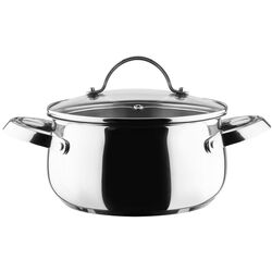 Oala cu capac Vinzer Culinaire 50166 2.4L (Inox)