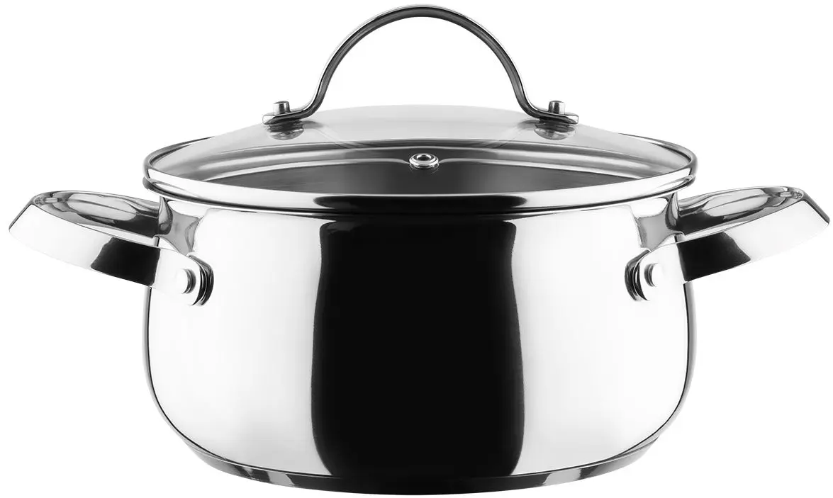 Oala cu capac Vinzer Culinaire 50166 2.4L (Inox)