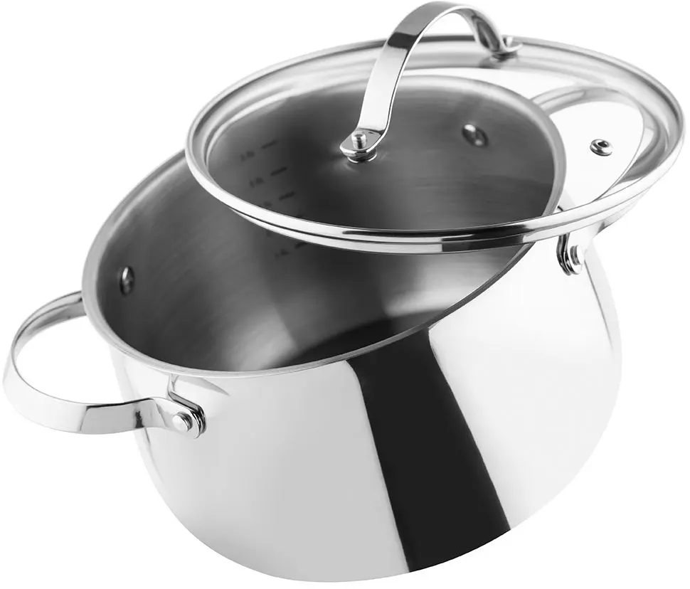 Oala cu capac Vinzer Culinaire 50167 4L (Inox) - 2