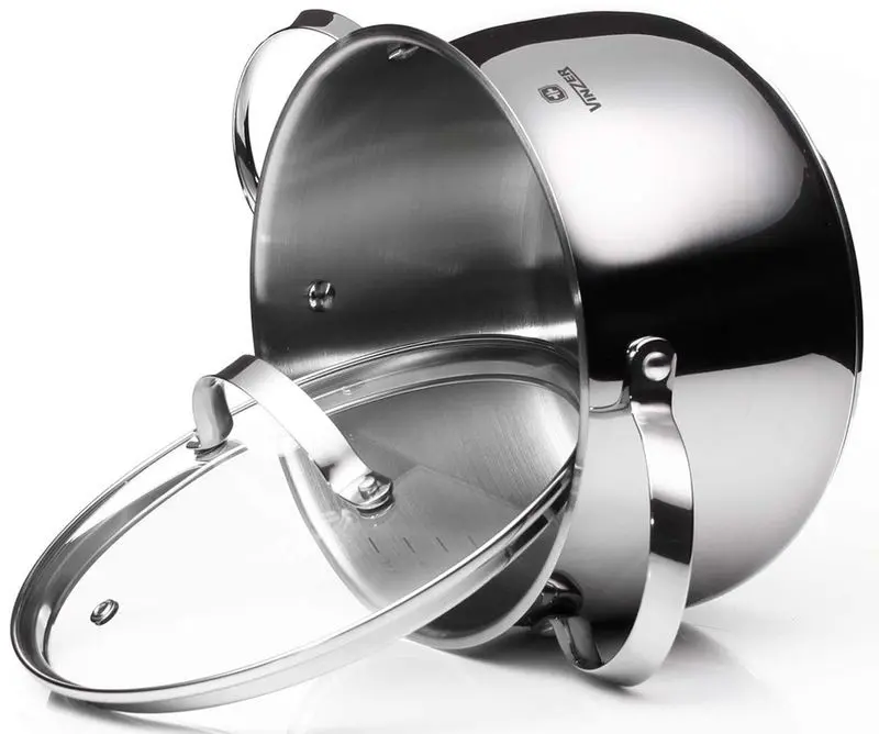 Oala cu capac Vinzer Culinaire 50167 4L (Inox) - 4