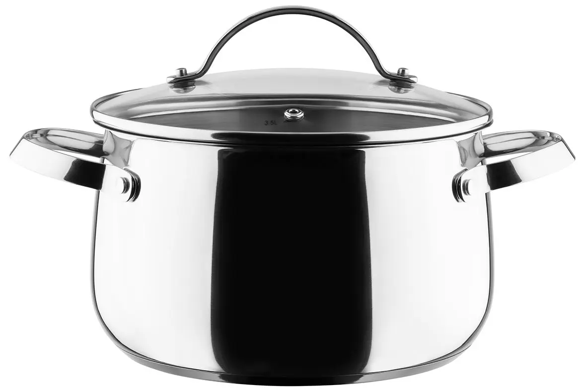 Oala cu capac Vinzer Culinaire 50167 4L (Inox)