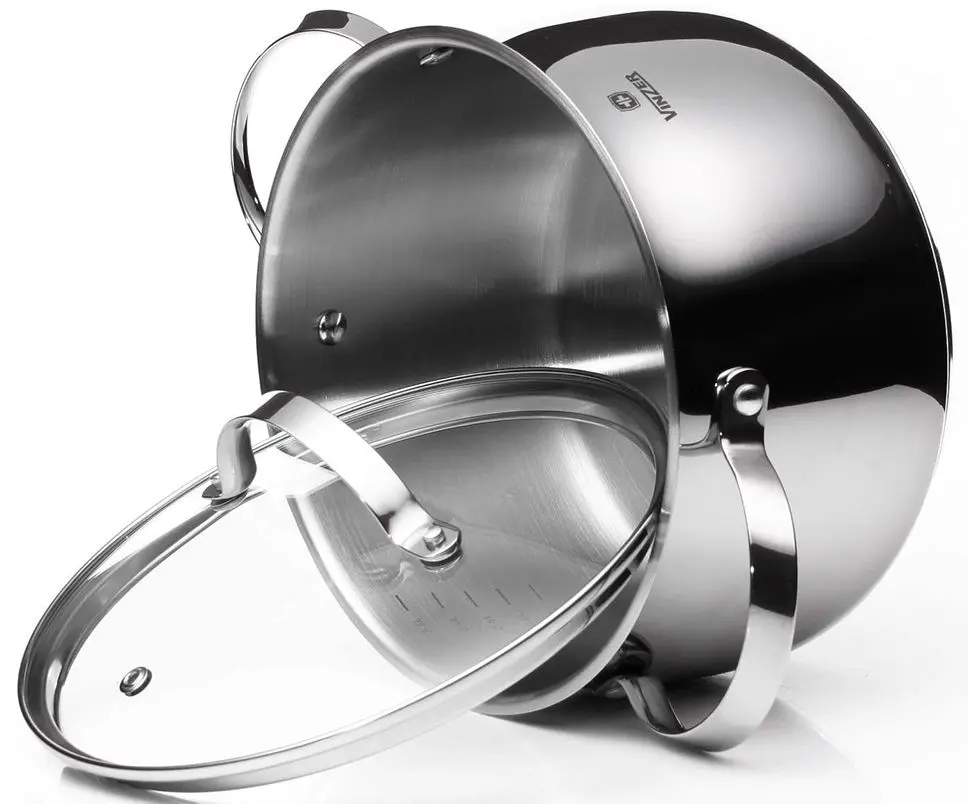 Oala cu capac Vinzer Culinaire 50168 7L (Inox) - 4