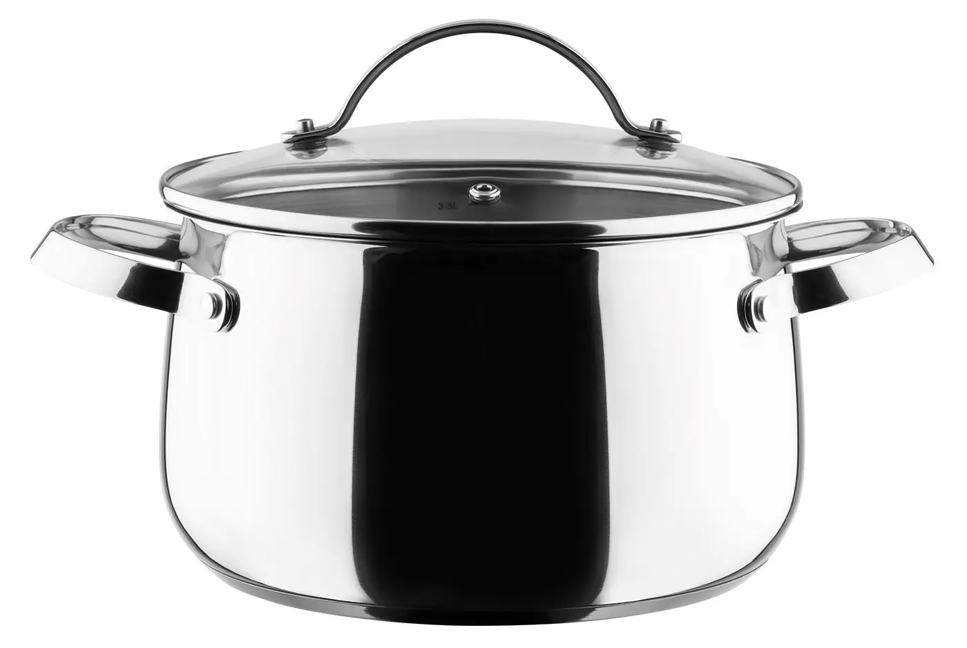 Oala cu capac Vinzer Culinaire 50168 7L (Inox)