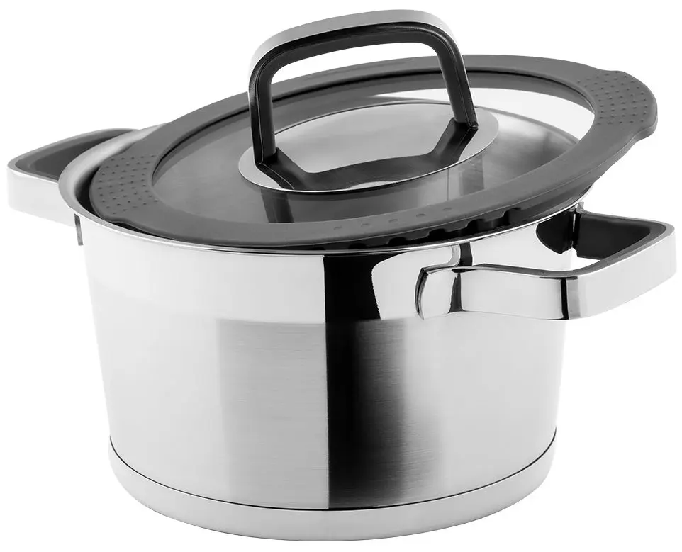 Oala cu capac Vinzer Moderno 50072 2.3L (Inox) - 2