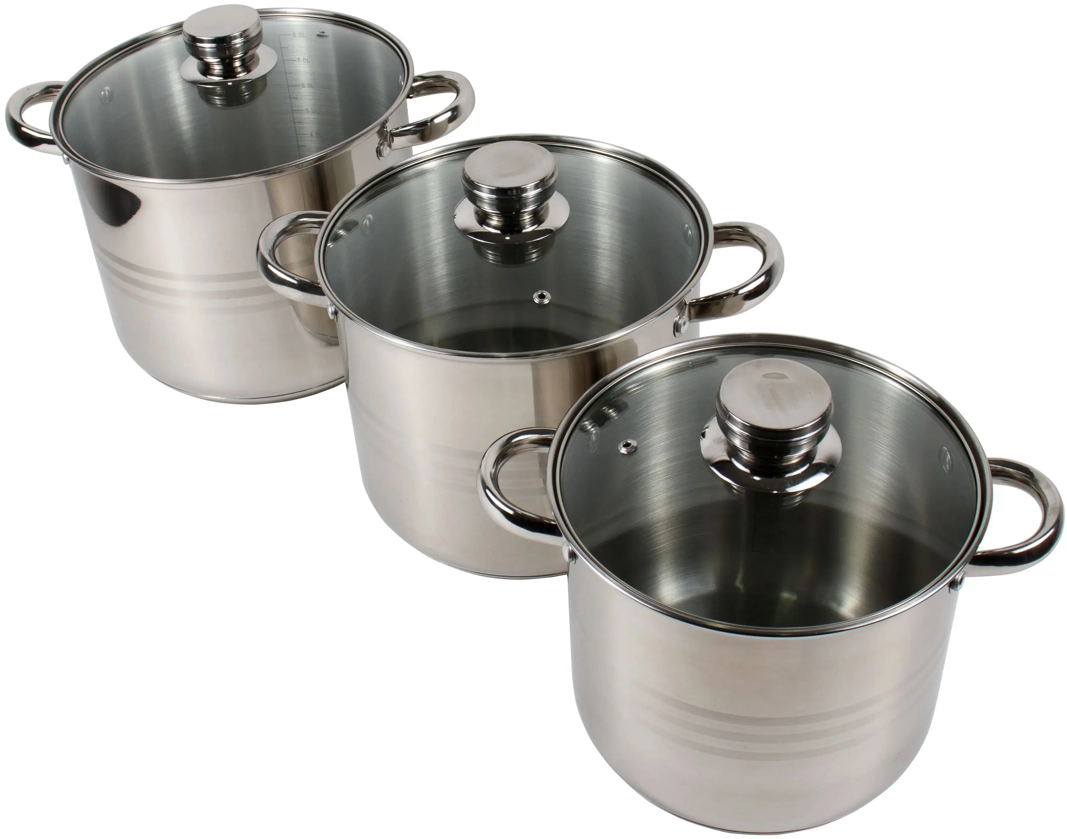 Набор кастрюль Zilan Floria ZLN4045 (Inox) - 2