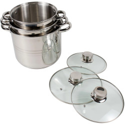 Набор кастрюль Zilan Floria ZLN4045 (Inox) Thumb