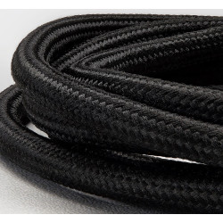 Set cablaj lampă Ikea Skaftet textil nichelat 1.4m (Black/Nichel) Thumb