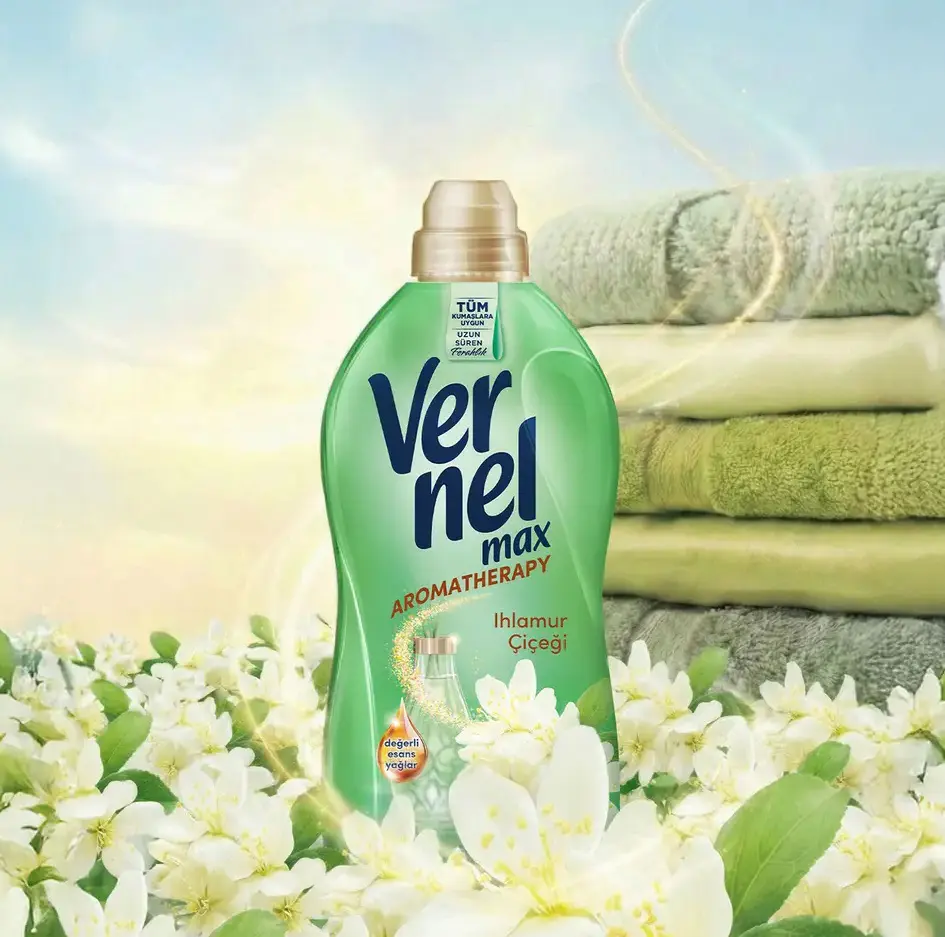 Кондиционер для белья Vernel Max Aromatherapy Linden Blossom 1.4L - 3